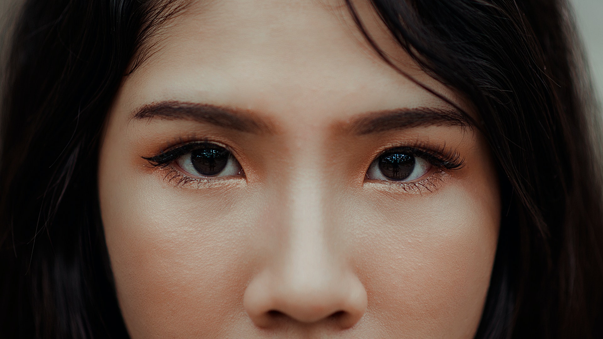 closeup of woman's t-zone, nose, dermal fillers for nose shape